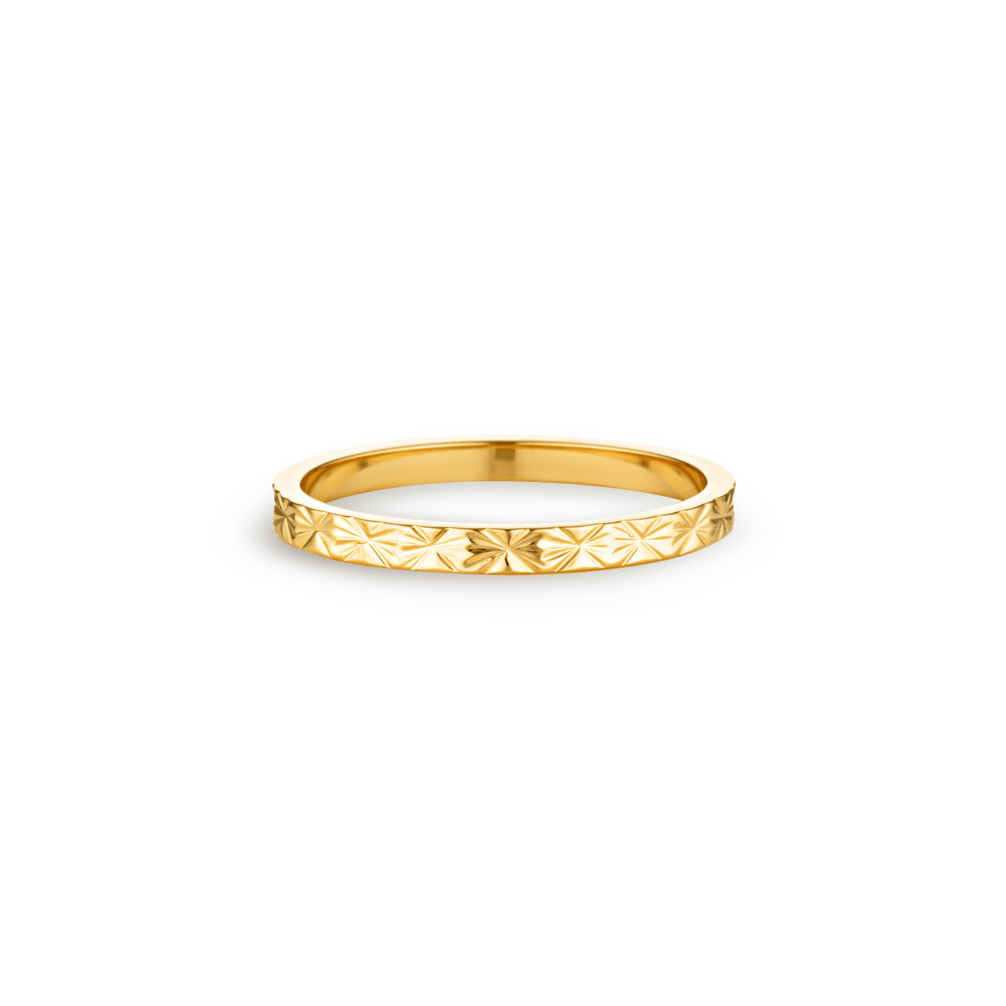Sunburst Gold Ring